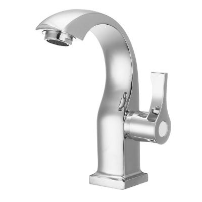 China Metered Faucets Pull Down Bath Cold Water Faucet Bathroom Basin Copper Faucet Single Handle Cold Water Single Tap Chrome Plated for sale