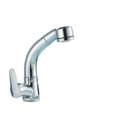 China Metered Faucets Black To Pull Out Hot Water Crane For Bathroom Lifting Basin Faucet 360 Rotation Bathroom Basin Sink Faucet Cold Water Mixer Tap for sale