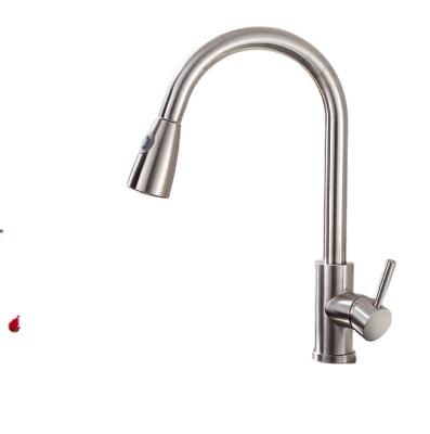 China Pull Out Multifunctional Spray 60cm Clearance Kitchen Sink Faucet Single Hole Hot And Cold Mixer Tap For Pure Water Midnight Black Stainless Steel for sale