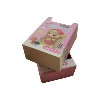 China Recycled Cute Materials Student Stationery Paper Box Small Rubber Eraser Packaging Box for sale