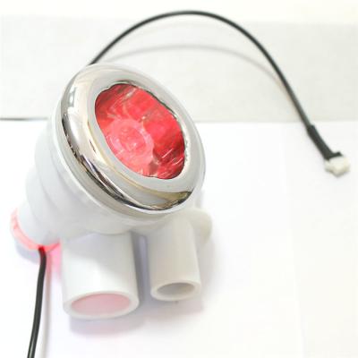 China Enclosed Massage Jets Single Bathtubs Multicolor Light Underwater Light RGB Changing Led Air Foshan for sale