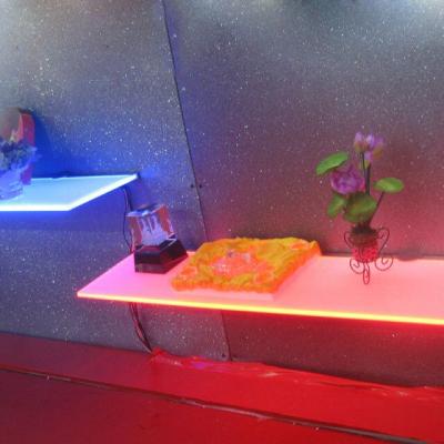 China LED Wall Mounted Glass Shelf Lighting Use In Kitchen, Hotel, Bookstore, Cabinet, Bar, Bathroom for sale