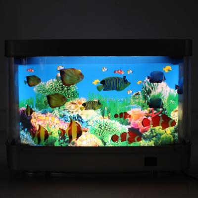 China Great for Kids Rooms and Moving Night Light Kids Gift Home or Office Ocean Aquarium Picture Motion Lamp Tropical Imagination for sale