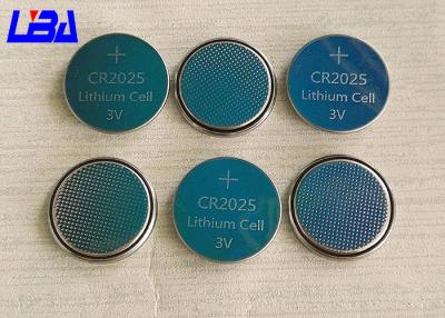 China Rechargeable Button Cell Battery , 160mAh Maxell Cr2025 Lithium Battery for sale