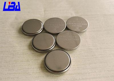 China Customized CR2032 3V Lithium Button Batteries High Energy Density for sale