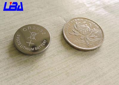 China Button Cell 3v Lithium Battery , Green Power Rechargeable Coin Cell Battery 3 Volts for sale