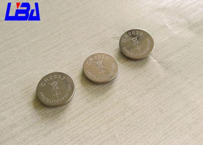 China Indsutrial Monitors High Drain Lithium Cell Cr2032 3v , Standard Button Cell Battery for sale