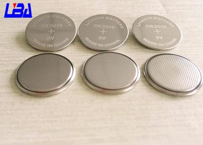 China CR2016 Lithium Coin Type Batteries 3V 90mAh  Button Cell Duration1020h for sale