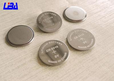 China 3V CR2016 Lithium Coin Type Batteries Light Weight Non Rechargeable for sale