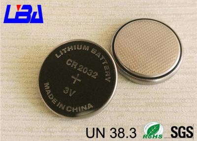 China bateria do dióxido do manganês do lítio 230mAh, bateria de íon de lítio Cr2032 com solda à venda