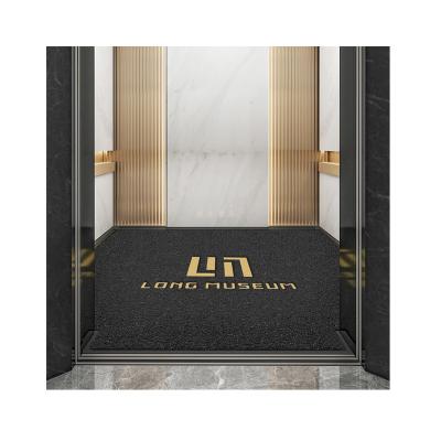 China Custom Outdoor Custom Logo Silk Elevator Mat Carpets Custom Logo Silk Loop Elevator Floor Mat PVC Durable Covers for sale