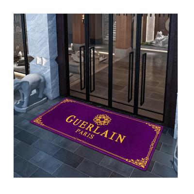 China Custom Made Custom Made Outdoor Front Welcome Mat Entrance Door Mats Hello Rugs For Indoor Entrance Mats for sale