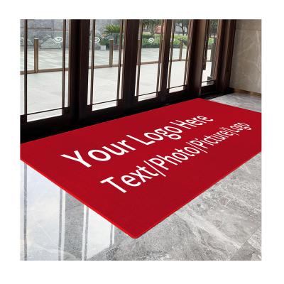 China Designer Custom Made Custom Made Nylon Commercial Floor Mats Non Slip Mat Printing Mat Non Slip For Hotel Elevator Office for sale