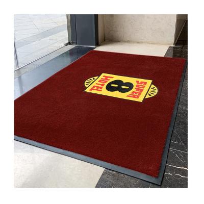 China Super Custom Custom Mat Absorbs Commercial Door Mat Floor Mat Entrace Rugs Non Slip Mud Indoor Outdoor for sale