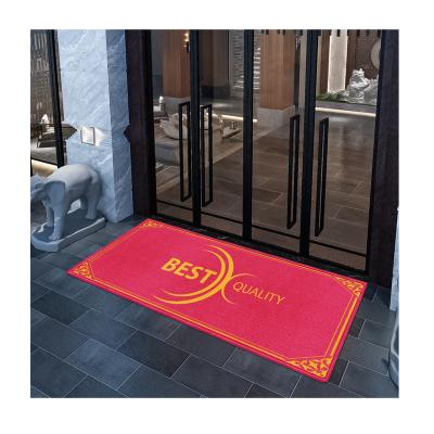 China Custom Custom Hot Sale Carpet Floor Mat For In Front Entry Commercial Door Mats Non-Skid Nylon Washable for sale