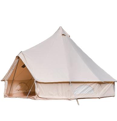 China Durable Waterproof Cotton Canvas Bell Tent Outdoor Camping Yurt Tent for sale