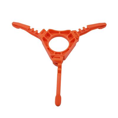 China Durable Outdoor Camping Gas Tank Base Bracket Flat Gas Tank Stabilizer ABS Plastic Folding Stabilizer for sale