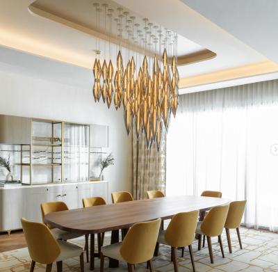 China Modern New Design Modern Chandelier Hotel Glass Lighting for Home Decoration for sale