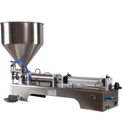 China Semi Automatic Ice Cream Water Food Honey Juice Sauce Soft Drink Tomato Sauce Liquid Filling Machine for sale