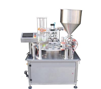 China automatic food coffee filling machines / coffee keurig capsule sealing machine for sale