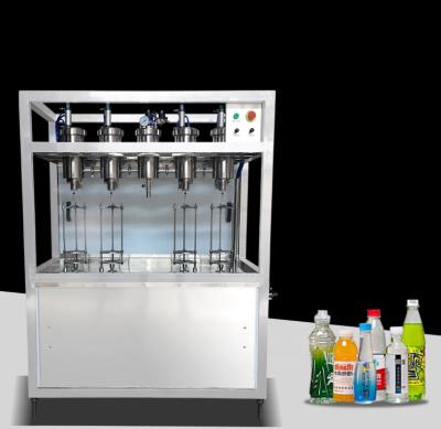 China Food 2 Heads Small Beer Can Filling Machine With Sealing Machine for sale