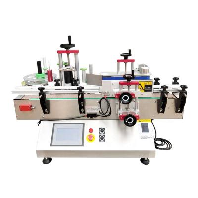 China Food semi-automatic paper glue labeling machine/unit for plastic bottle for sale