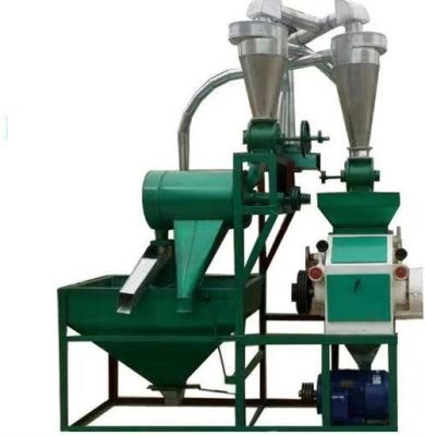 China Flour Factory 300-500kg/h Small Scale Flour Milling Plant High Output Industrial Corn Maize Wheat Flour Fine Mill for sale