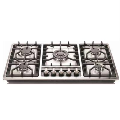 China Automatic Ignition 5 Electric Burner Gas Stove for  Kitchen Cooking 220v for sale