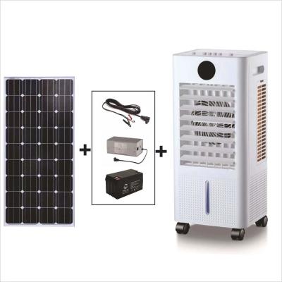 China Private Mold 12V DC Cooling Solar Fan And Light For Shipping Container Solar Powered for sale