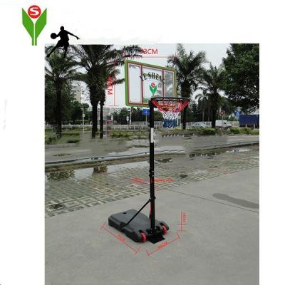 China Adjustable Plastic Movable Height Adjustable Basketball Stand for sale