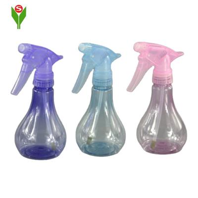 China Eco-friendly 260ml Plastic Transparent Pet Hair Care Sprayer Bottle for sale