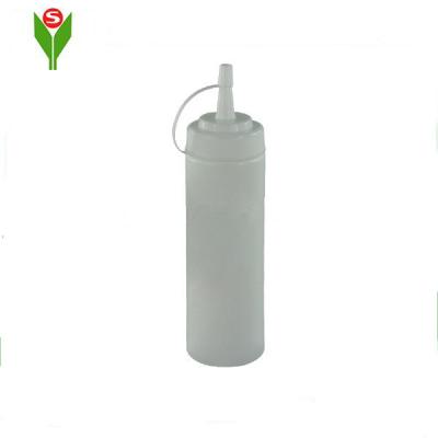 China Sauce packing hot sale plastic ketchup bottle or sauce condiment set with pipefish bottle for sale