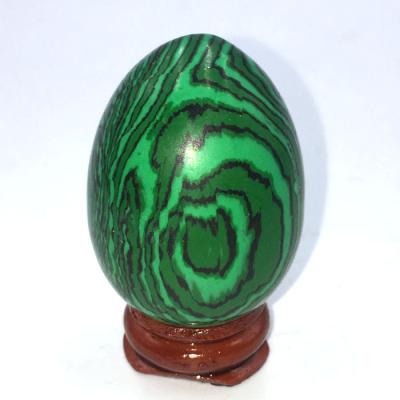 China Hot Selling Malachite Kegel Crystal Yoni Eggs For Women Exercise Crystal Carved Eggs From Europe for sale