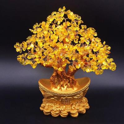 China Europe Beautiful Large Crystal Quartz Gemstone Bonsai Reiki Healing Crystal Lucky Tree for sale