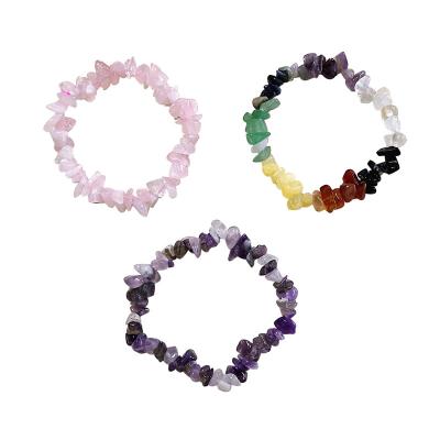 China Natural Tumbled Stone Bracelet/Crystal Mix Stone China Hot Sale Bracelet for sale