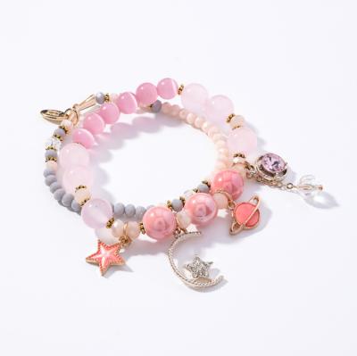 China China Wholesale High Quality Customizable Fresh Cat Eye Fresh Crystal Gemstone Bracelet for sale