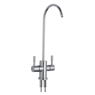 China Other High Quality Sus403 Faucet Faucets Polished To Pull Out Stainless Steel Double Handle Vintage Kitchen Faucet for sale