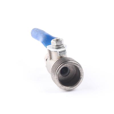 China Modern SS304 threaded stainless steel three way high pressure ball valve for thread connection for sale