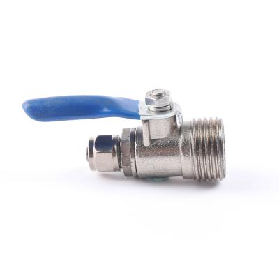 China Modern SS304 threaded stainless steel three way ball valve for thread connection for sale