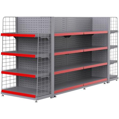 China 5 Layer Supermarket Shelf Single Side Island Unit Gondola Shelving Retail Product Display Stands and Racks for Grocery Supermarket, Convenience, Pharmacy Store for sale