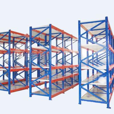 China Customizable and 3 Layers Corrosion Protection Adjustable Industrial-strength Steel Storage Pallet Racking for Warehouse for sale