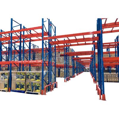 China Corrosion Protection GCJS Customized Warehouse Cold Rolled Industrial-strength Steel Pallet Stretching System for sale