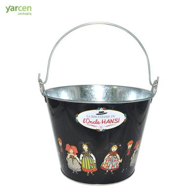 China Viable hot sale factory price metal ice buckets for beer tinplate metal for sale