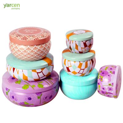 China Custom Seamless Candle New Product Candle Tin Box for sale