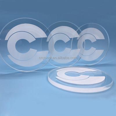 China Viable Customize Clear Plastic Acrylic Round Photo Coasters With Painting for sale