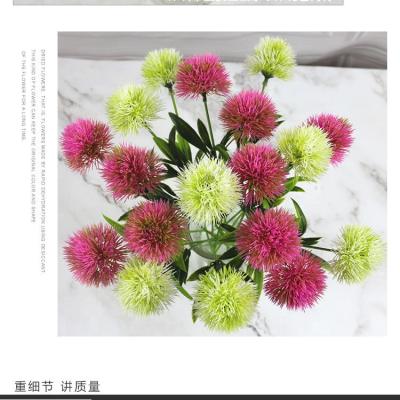 China Plastic artificial dandelion wedding road wedding hall flowers artificial flower decoration home flowers for sale