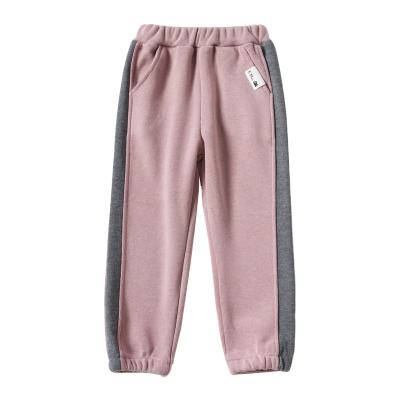 China Factory Price Breathable High Quality Color Blocking Children's Fashion Autumn Boy's Warm Pants Girl's Windproof Long Pants Children's Pants for sale