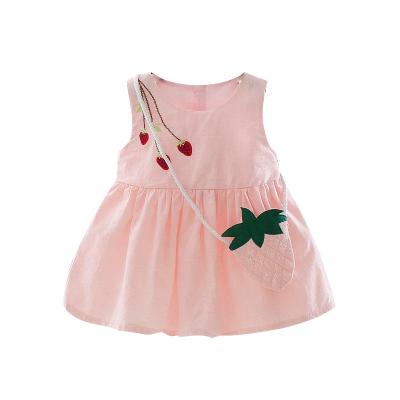 China Anti-wrinkle girls' dresses 0-1 years baby skirt children's princess skirt cotton summer female baby clothes for sale