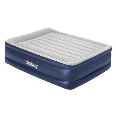 China PVC Inflatable Mattress For Home Use Single Portable Double Folding Air Mattress Automatic Inflatable Bed for sale