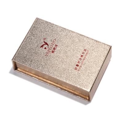 China Custom Recyclable ASP Flip Lid Gold Hot Stamping Essential Oil Box Packaging Box With Eva Foam Casa De Aceite Esencial Recyclable ASP-0110 for sale